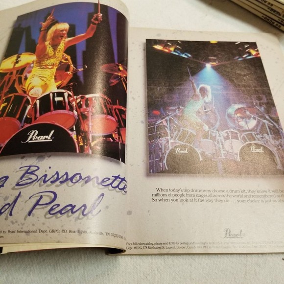 September 1988 Modern Drummer Mag AIRTO, Gilson Lavis Buddy Miles - Picture 3 of 7